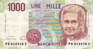 Banconota da 500.000 Lire di Raffaello su sfondo bianco, simbolo di valore collezionistico.